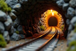 Baue imposante Modellbau Eisenbahn Tunnel selbst